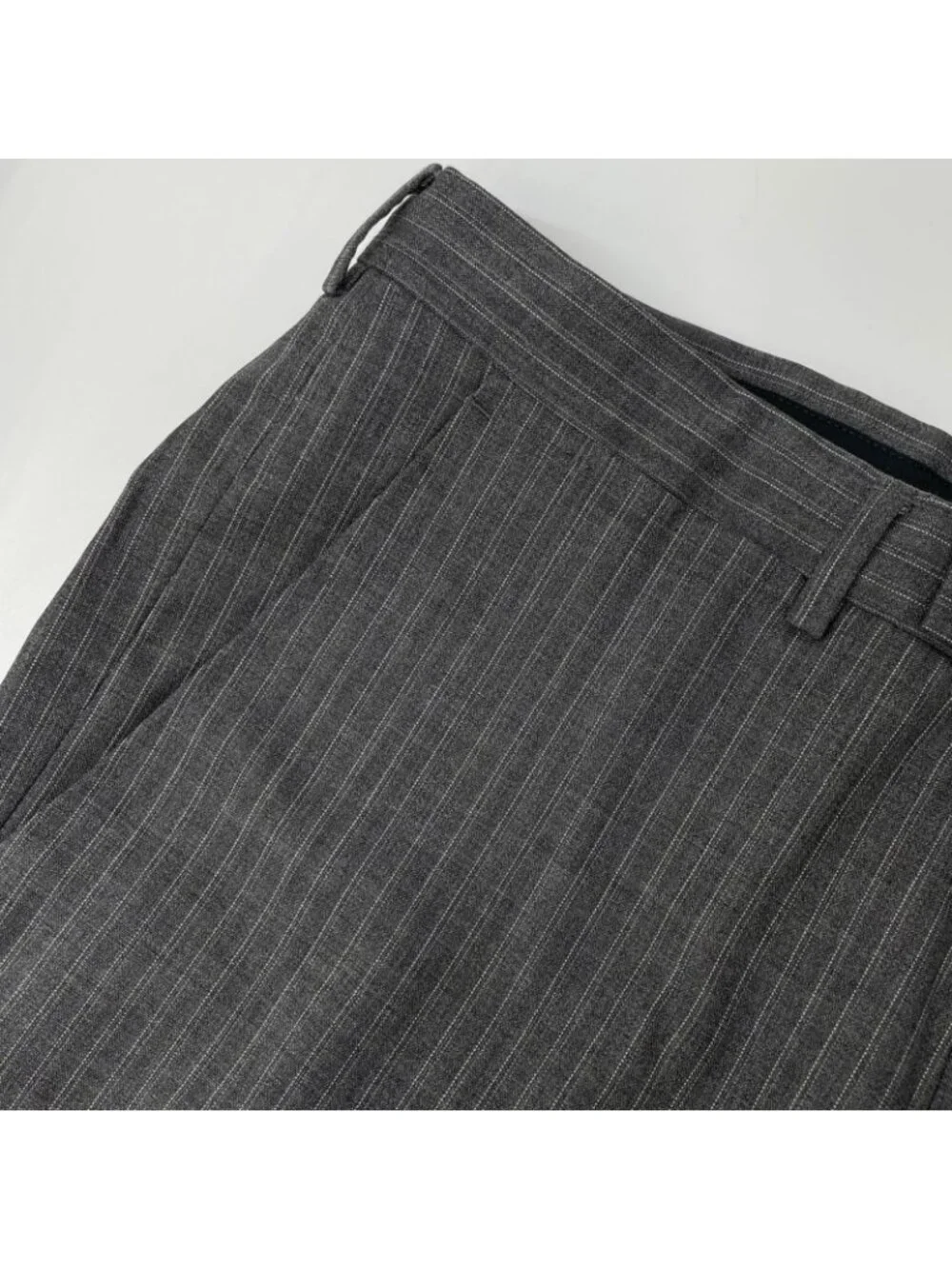 Gucci Gray Wool Striped Single Suit 46